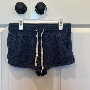 XS EXPRESS Comfort Dark Dusty Blue Shorts With Adjustable Drawstring